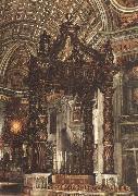 Giovanni Lorenzo Bernini The Baldacchino oil